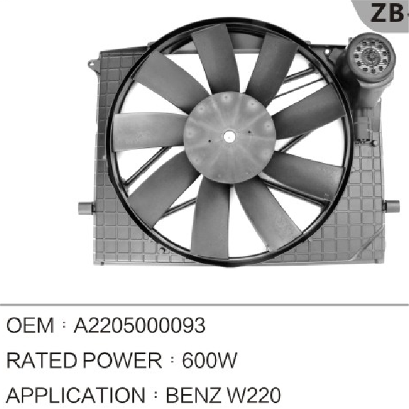 MERCEDES BENZ COORING FAN A205000093